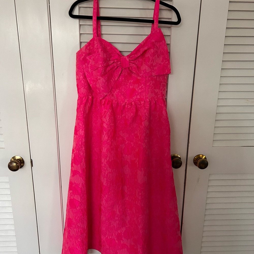 Lilly Pulitzer Ellara Midi Bow Dress Size 12
